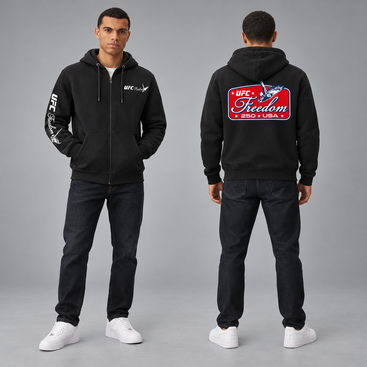 CHAQUETA UFC FREEDOM 250 ALGODON MONACO