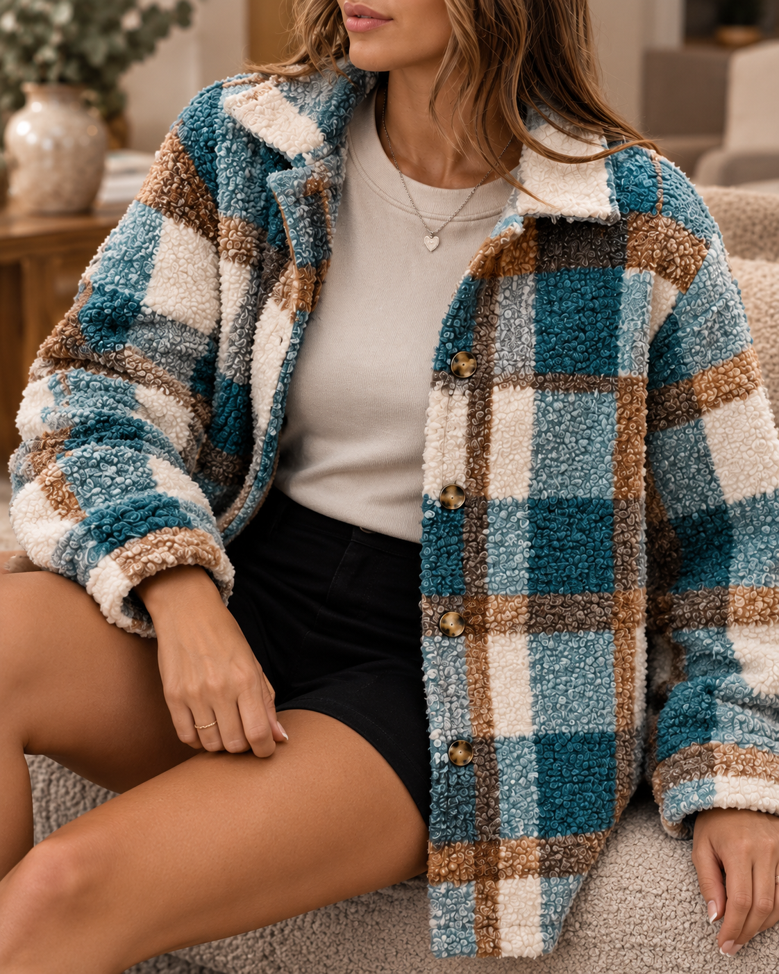 Cami chaqueta Florencia paño voucle
