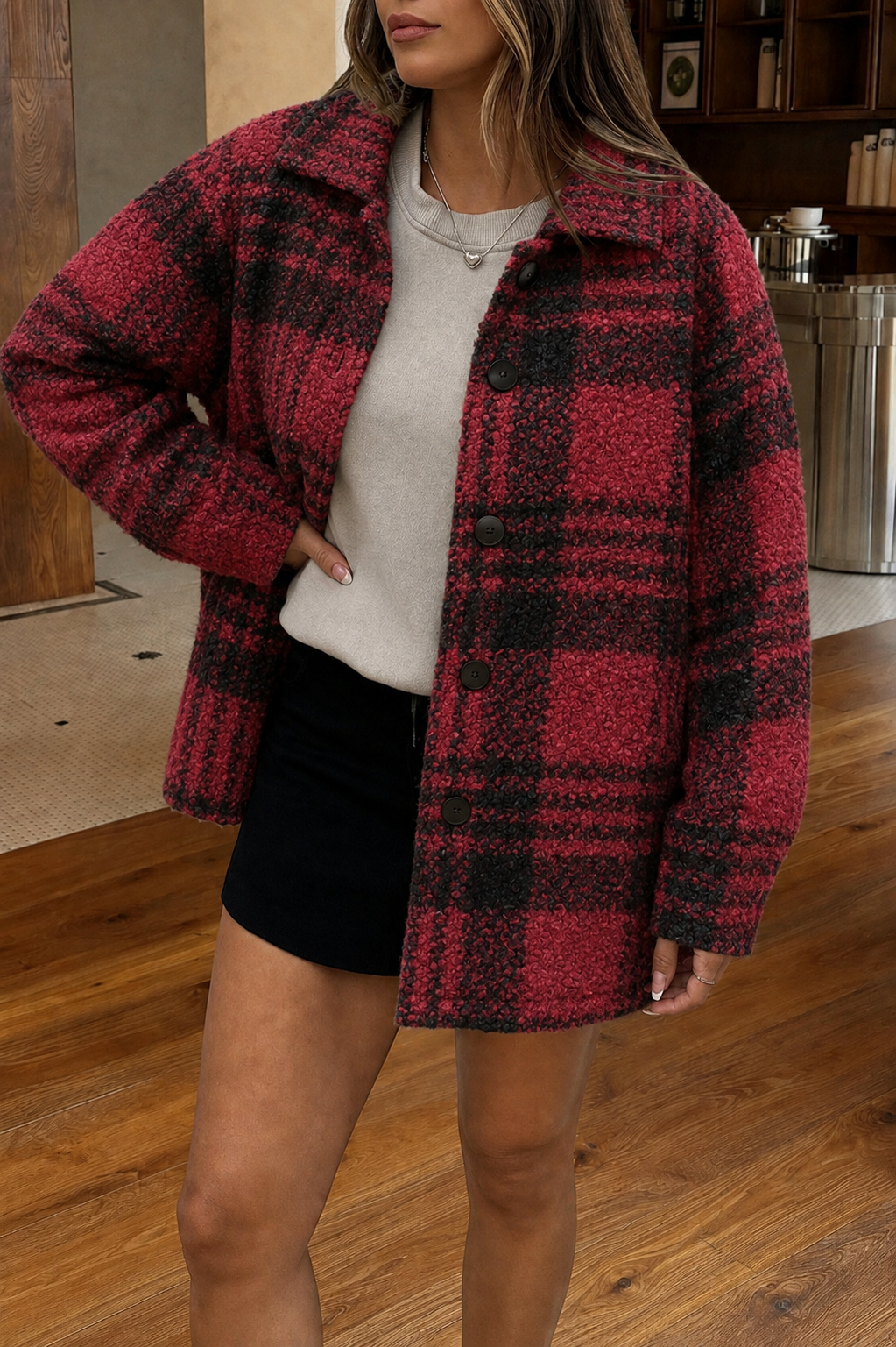 Cami chaqueta Florencia paño voucle