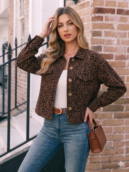 CHAQUETA EN PANA PARA MUJER