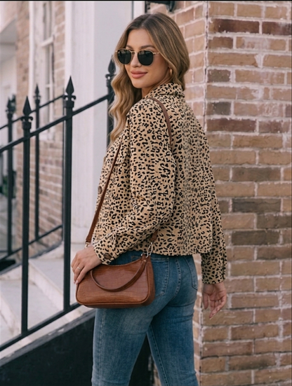 CHAQUETA EN PANA PARA MUJER